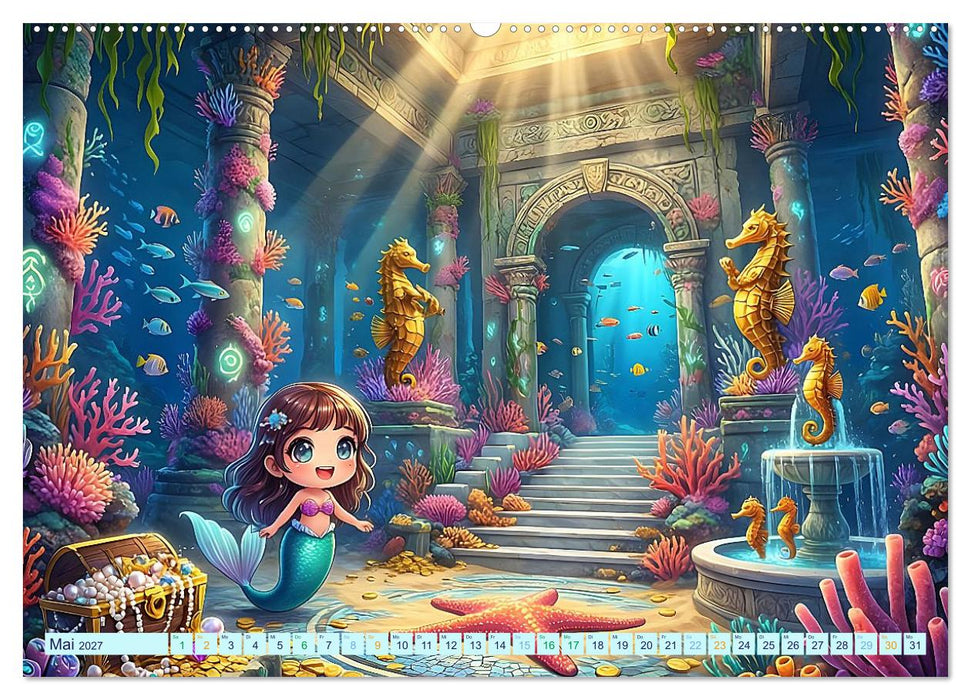 Die kleine Meeresentdeckerin (CALVENDO Premium Wandkalender 2027)