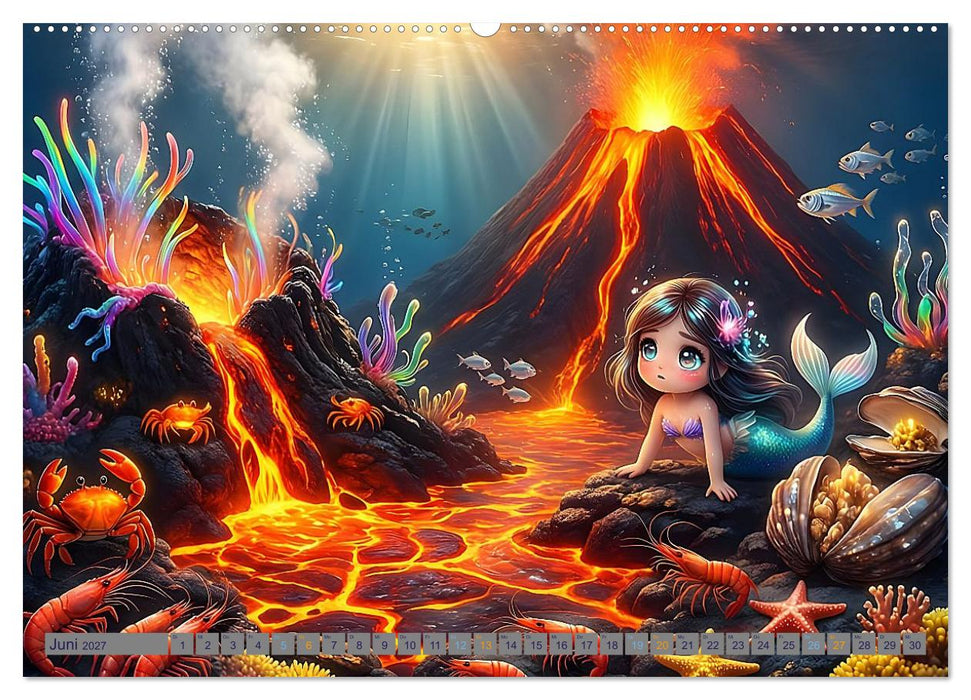 Die kleine Meeresentdeckerin (CALVENDO Premium Wandkalender 2027)
