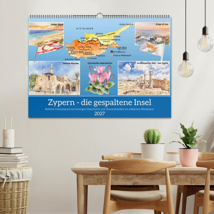 Zypern - die gespaltene Insel (CALVENDO Wandkalender 2027)