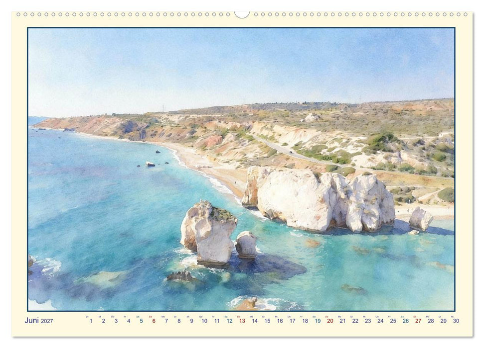 Zypern - die gespaltene Insel (CALVENDO Wandkalender 2027)