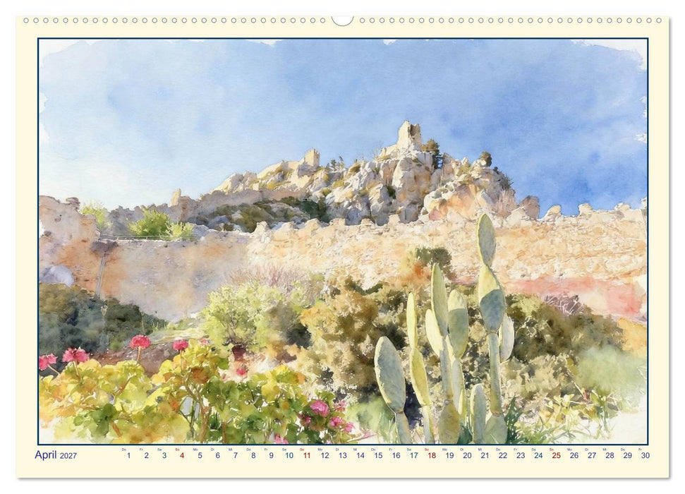 Zypern - die gespaltene Insel (CALVENDO Premium Wandkalender 2027)