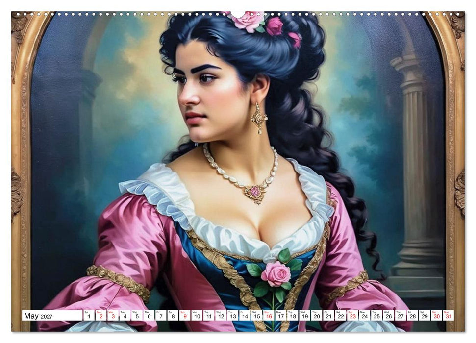 Dark Eyes and Deep Emotions, Adelina’s Mysterious World (CALVENDO Premium-Calendar 2027)