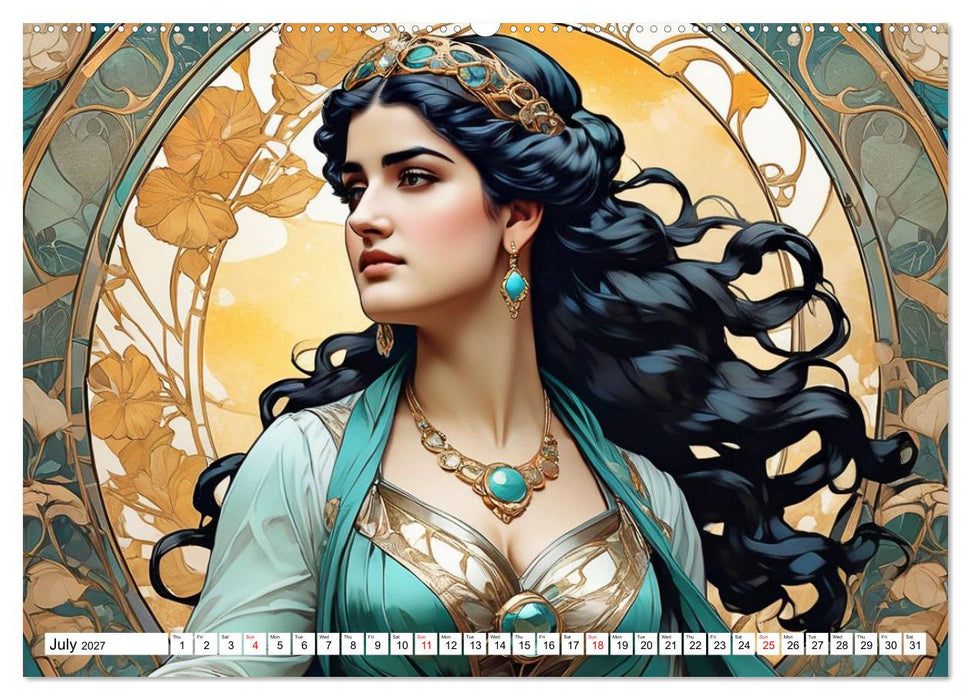 Dark Eyes and Deep Emotions, Adelina’s Mysterious World (CALVENDO Premium-Calendar 2027)