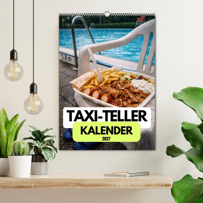 Taxi-Teller-Kalender (CALVENDO Wandkalender 2027)