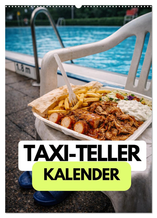 Taxi-Teller-Kalender (CALVENDO Wandkalender 2027)