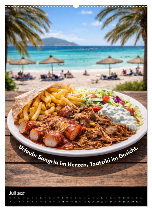 Taxi-Teller-Kalender (CALVENDO Premium Wandkalender 2027)