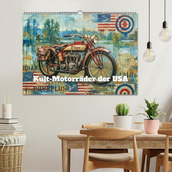Kult-Motorräder der USA (CALVENDO Wandkalender 2027)