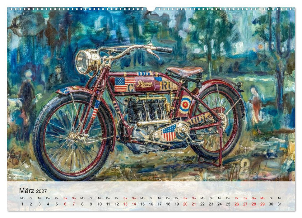 Kult-Motorräder der USA (CALVENDO Wandkalender 2027)