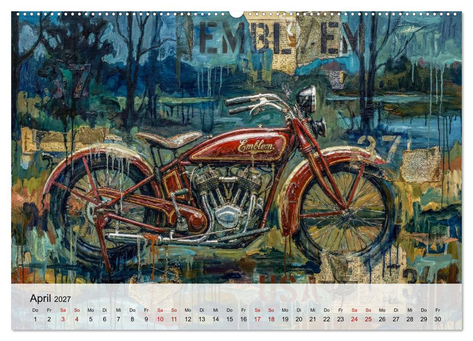 Kult-Motorräder der USA (CALVENDO Wandkalender 2027)