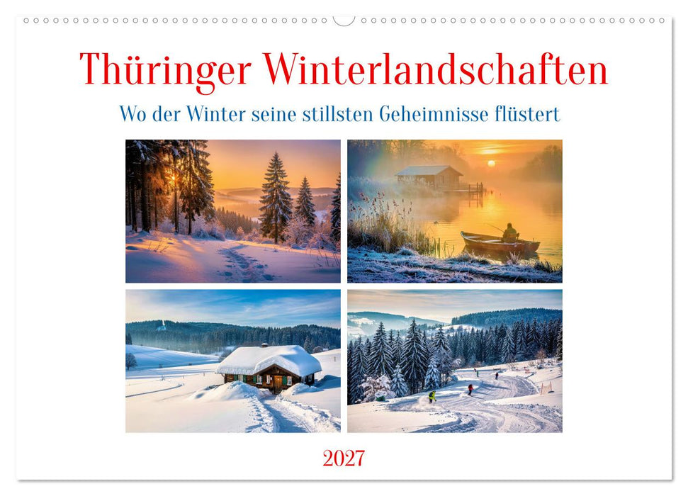 Thüringer Winterlandschaften (CALVENDO Wandkalender 2027)