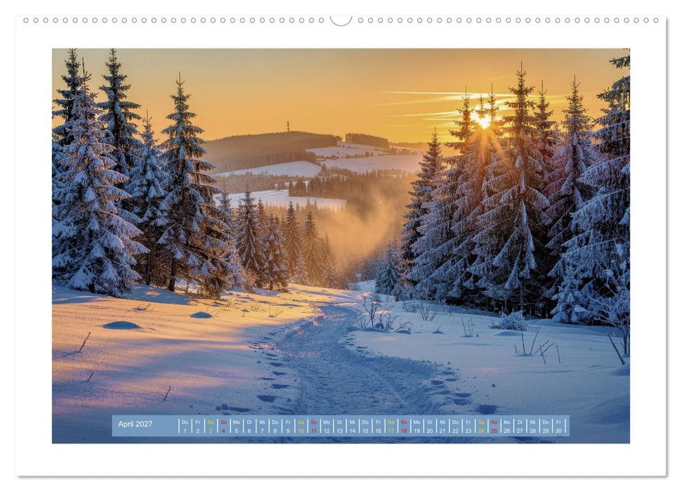 Thüringer Winterlandschaften (CALVENDO Wandkalender 2027)