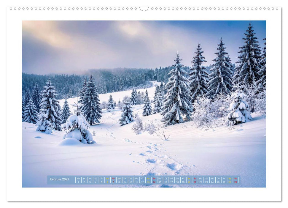 Thüringer Winterlandschaften (CALVENDO Premium Wandkalender 2027)