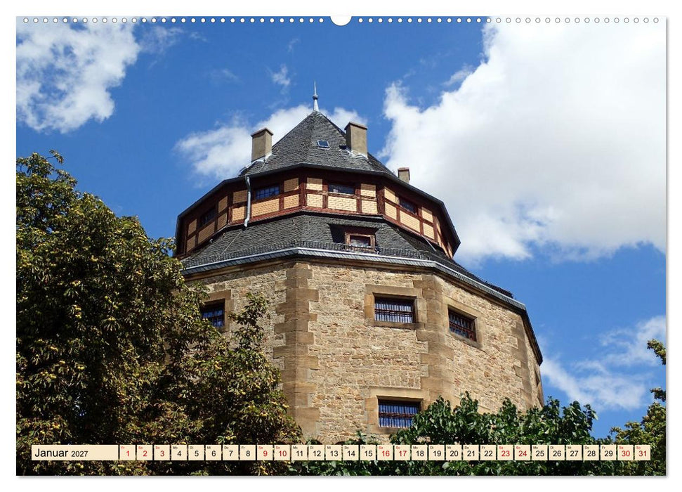 Alzey in Rheinhessen Ein Stadtspaziergang im Sommer (CALVENDO Wandkalender 2027)