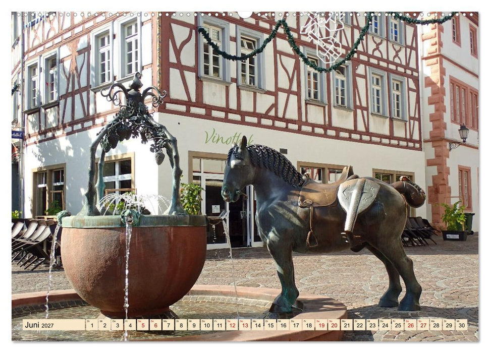 Alzey in Rheinhessen Ein Stadtspaziergang im Sommer (CALVENDO Wandkalender 2027)