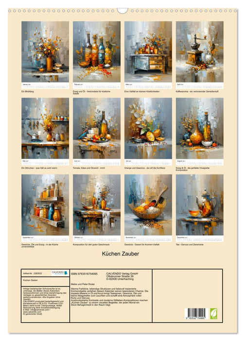 Küchen Zauber (CALVENDO Wandkalender 2027)