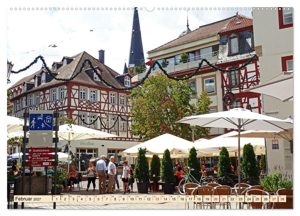 Alzey in Rheinhessen Ein Stadtspaziergang im Sommer (CALVENDO Premium Wandkalender 2027)