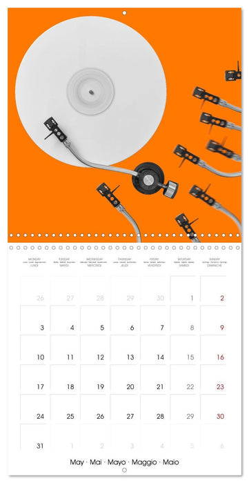 Vinyle en vue (CALVENDO Calendrier mensuel 2027)