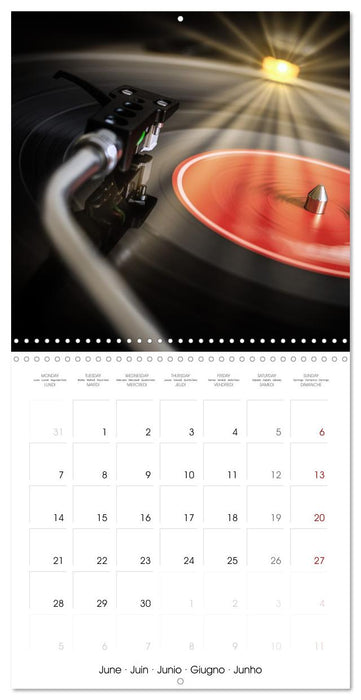 Vinyle en vue (CALVENDO Calendrier mensuel 2027)