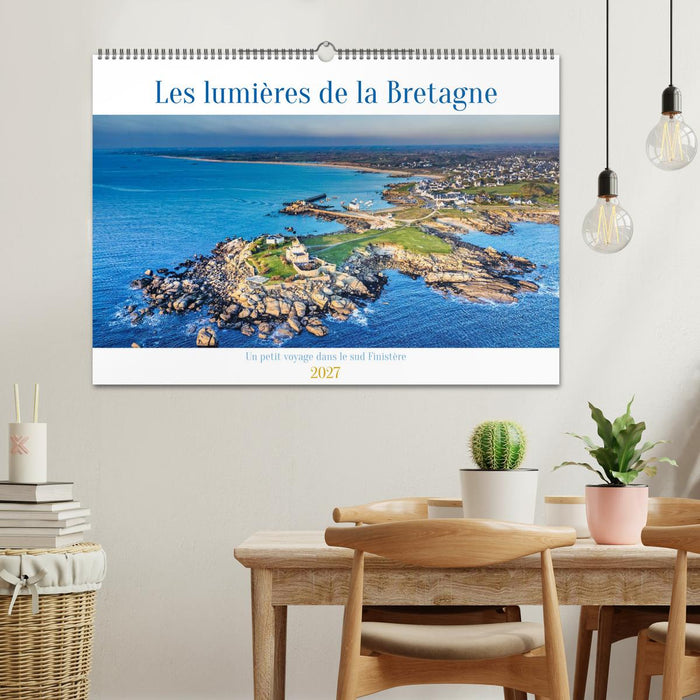 Les lumières de la Bretagne Un petit voyage dans le sud Finistère (CALVENDO Calendrier mensuel 2027)