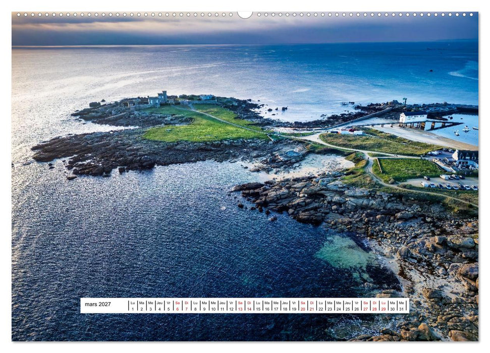 Les lumières de la Bretagne Un petit voyage dans le sud Finistère (CALVENDO Calendrier mensuel 2027)