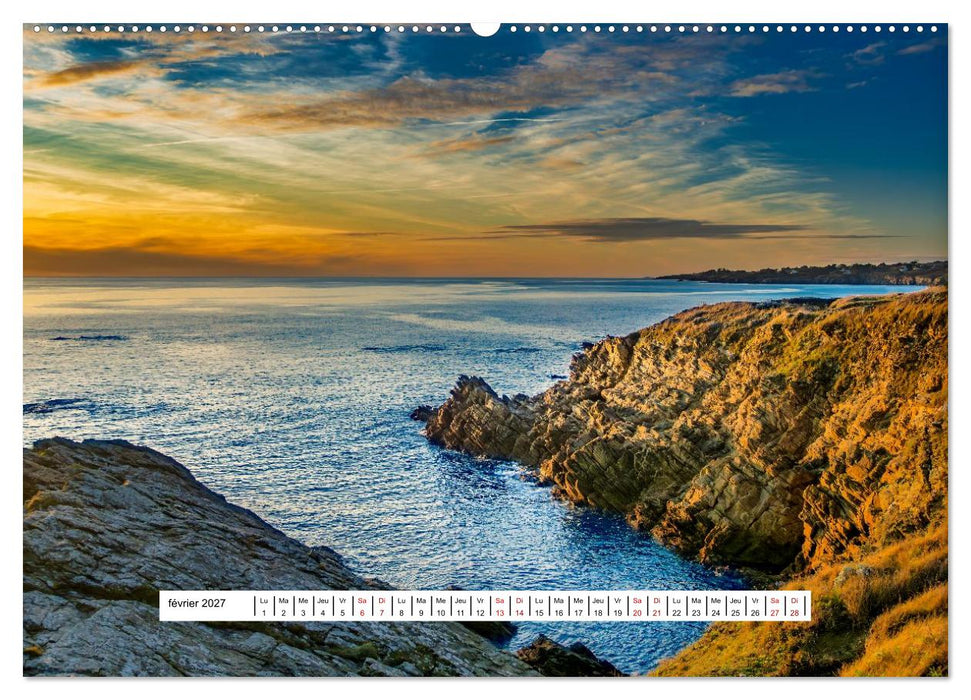 Les lumières de la Bretagne Un petit voyage dans le sud Finistère (CALVENDO Calendrier supérieur 2027)