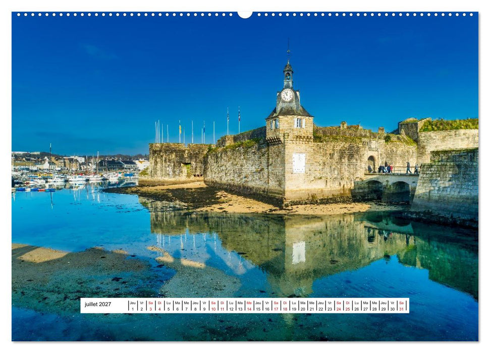 Les lumières de la Bretagne Un petit voyage dans le sud Finistère (CALVENDO Calendrier supérieur 2027)