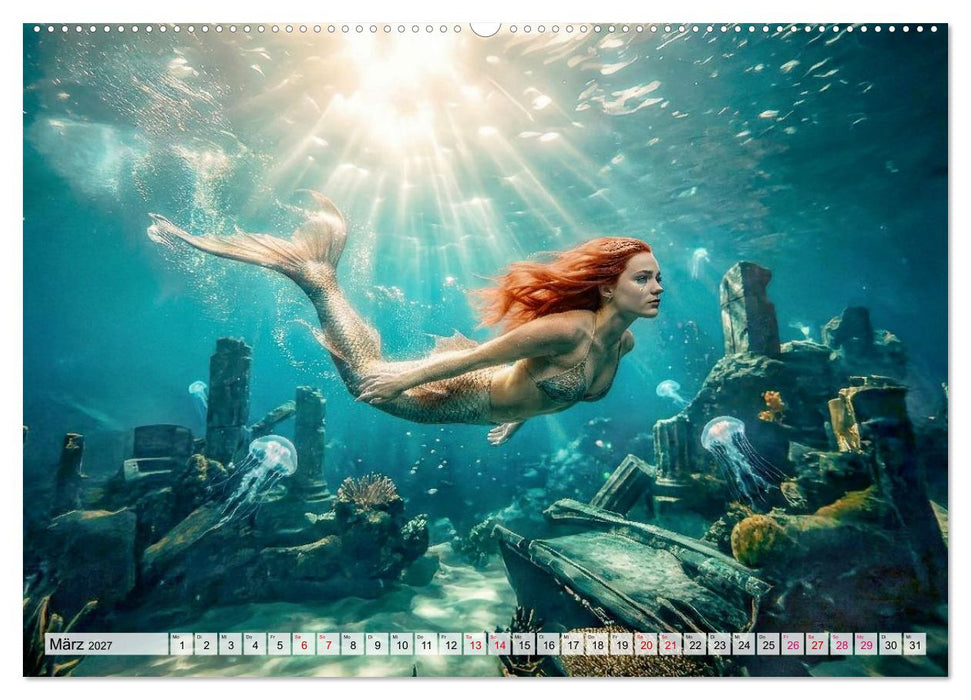 Sirenen - die unheimliche Verlockung (CALVENDO Premium Wandkalender 2027)