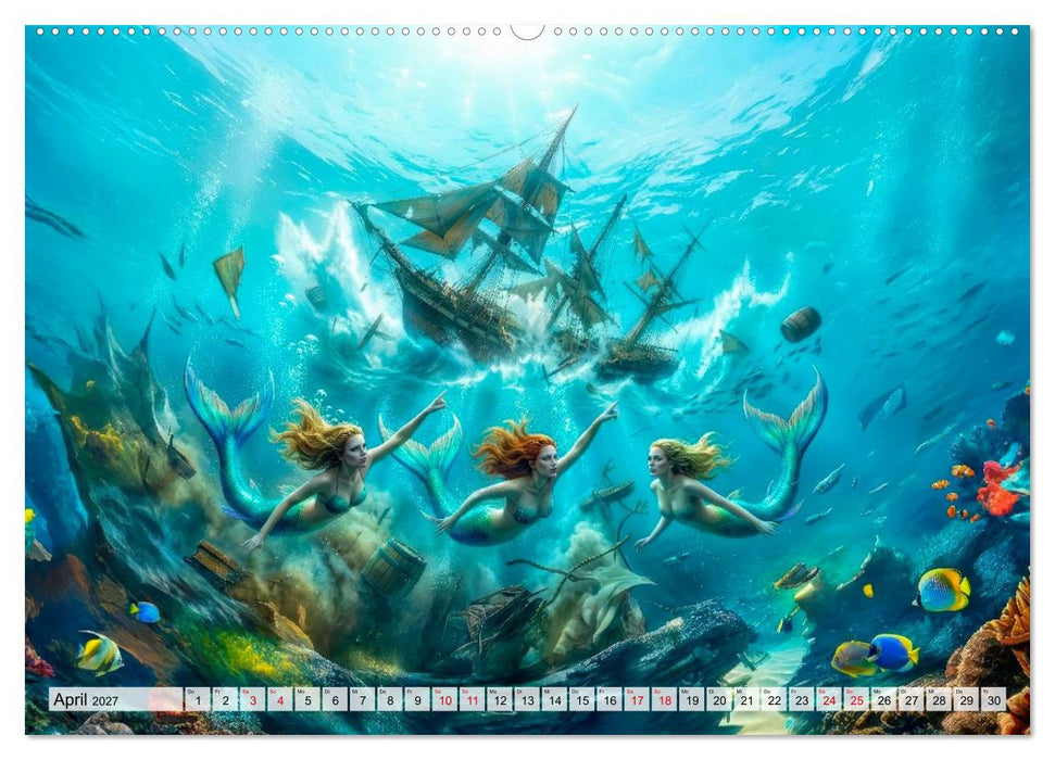Sirenen - die unheimliche Verlockung (CALVENDO Premium Wandkalender 2027)