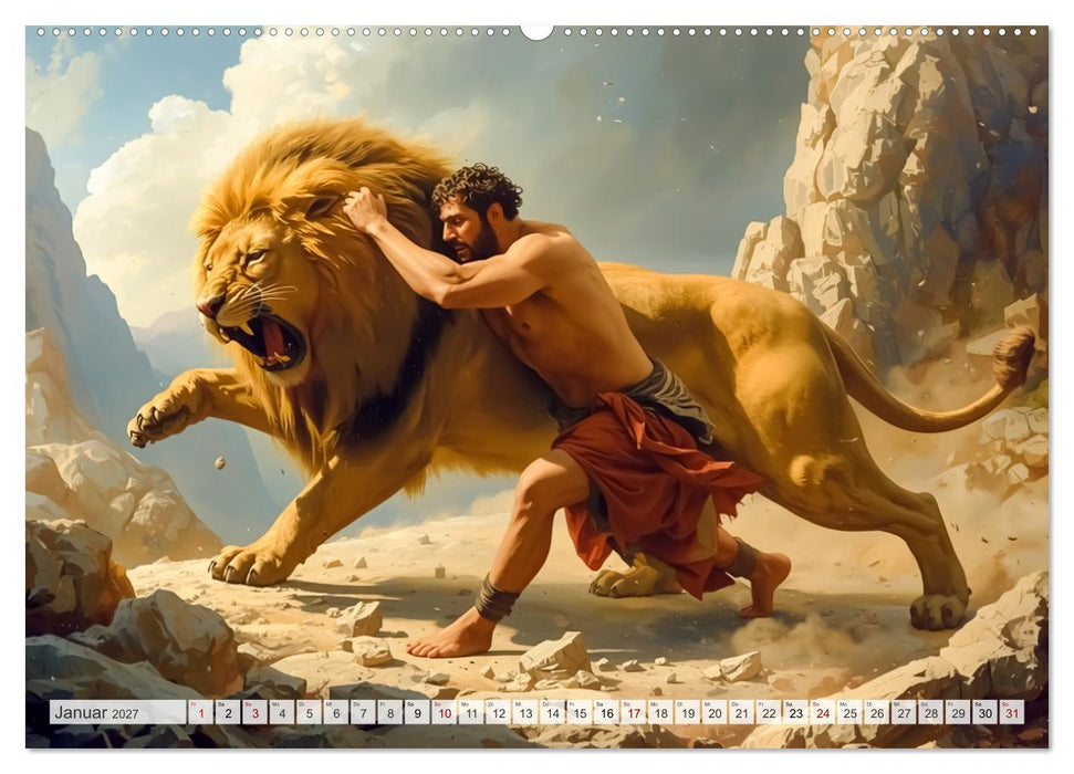 Der Weg des Herakles (CALVENDO Premium Wandkalender 2027)