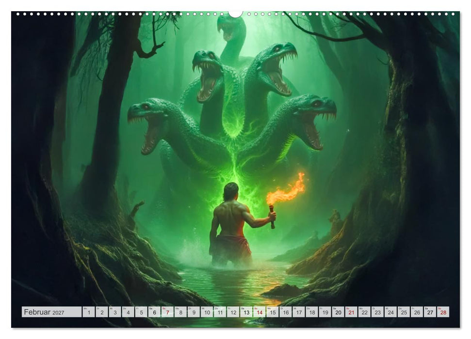 Der Weg des Herakles (CALVENDO Premium Wandkalender 2027)