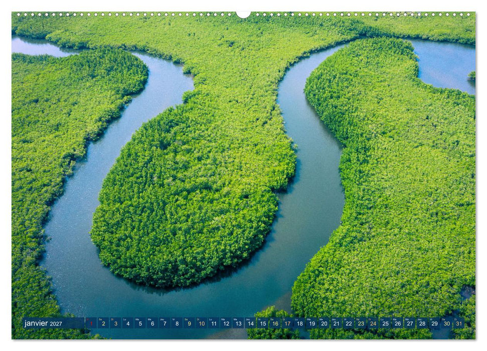L'Amazone : des Andes à l'Atlantique (CALVENDO Calendrier mensuel 2027)