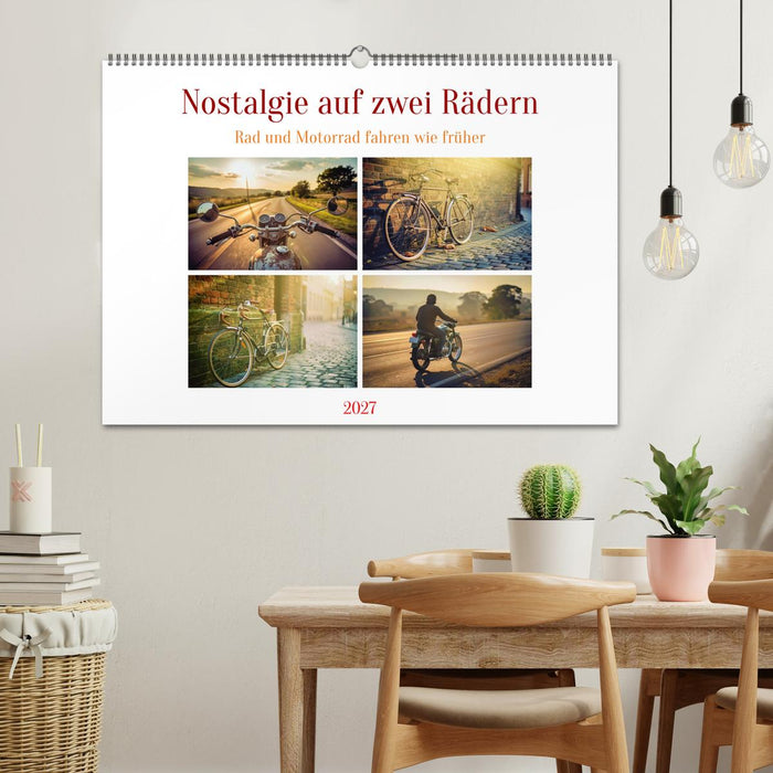 Nostalgie auf zwei Rädern (CALVENDO Wandkalender 2027)