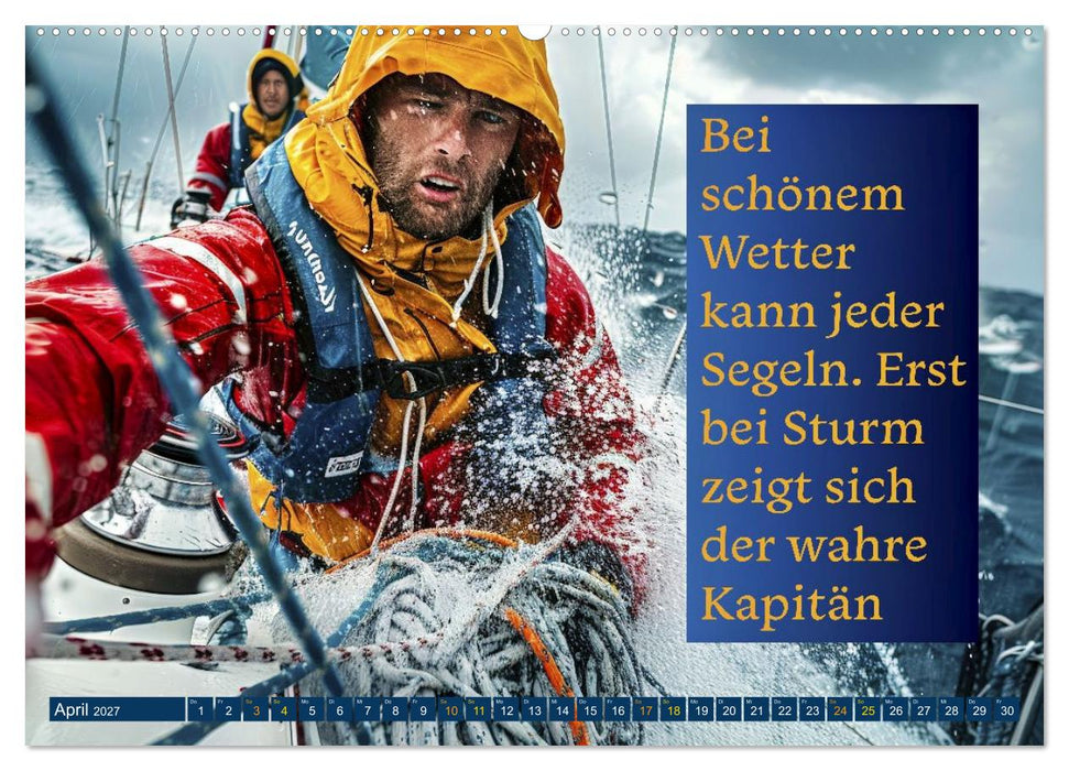 Segeln - mit einem Augenzwinkern (CALVENDO Premium Wandkalender 2027)