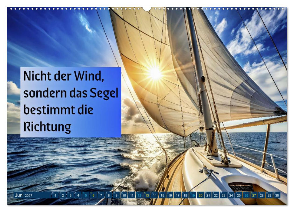 Segeln - mit einem Augenzwinkern (CALVENDO Premium Wandkalender 2027)