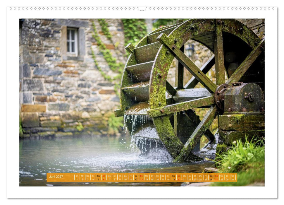 Natur und Wassermühlen (CALVENDO Premium Wandkalender 2027)