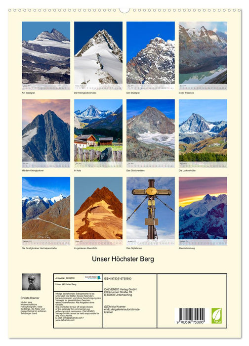 Unser Höchster Berg (CALVENDO Premium Wandkalender 2027)