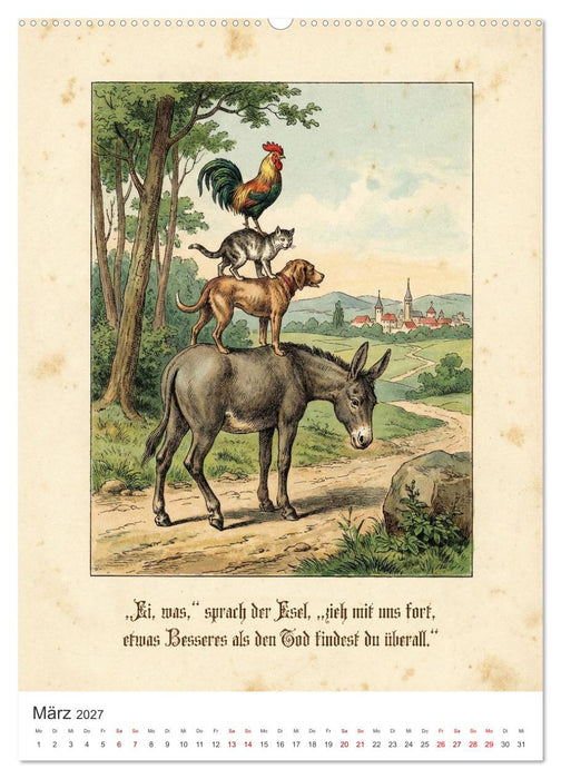 Der Märchenhafte Kalender (CALVENDO Wandkalender 2027)