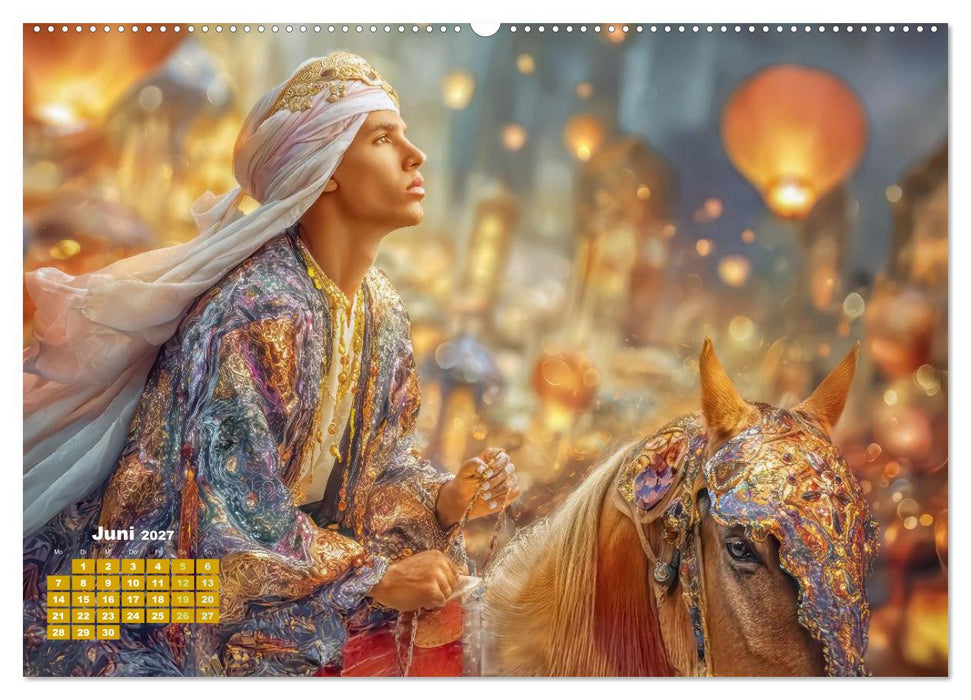 Der Zauber des Orients - Poetische Fantasiewerke (CALVENDO Premium Wandkalender 2027)