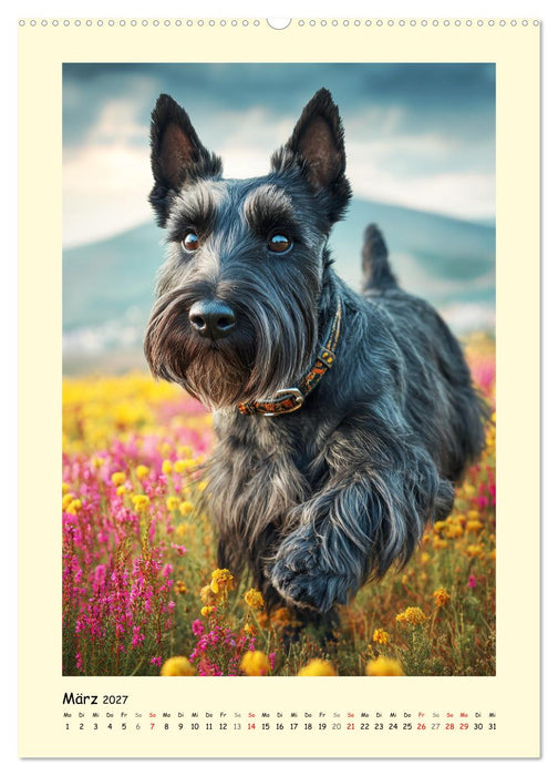 Scottish Terrier. Würdevoller und robuster Gentlemen (CALVENDO Wandkalender 2027)