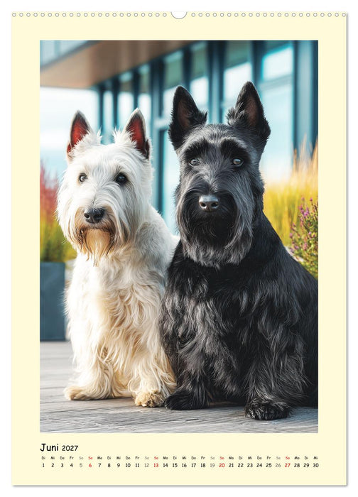 Scottish Terrier. Würdevoller und robuster Gentlemen (CALVENDO Wandkalender 2027)