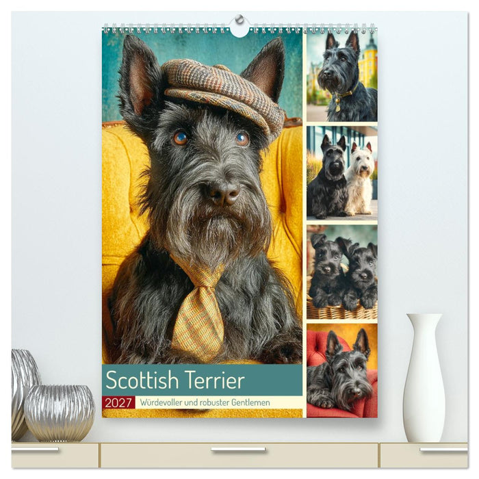 Scottish Terrier. Würdevoller und robuster Gentlemen (CALVENDO Premium Wandkalender 2027)