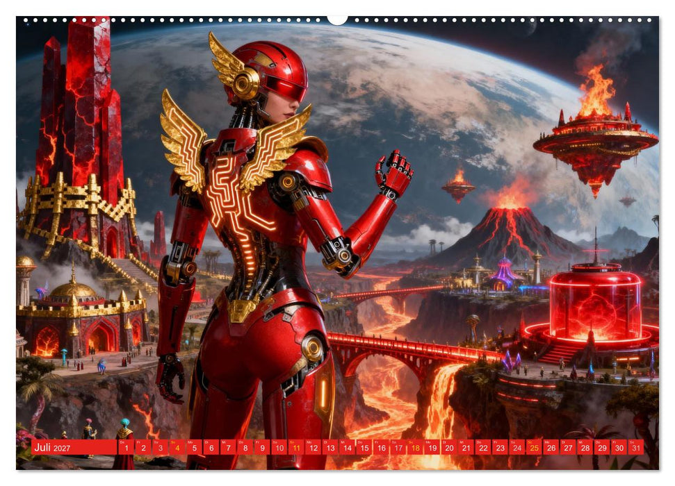 Königinnen des Spektrums (CALVENDO Premium Wandkalender 2027)