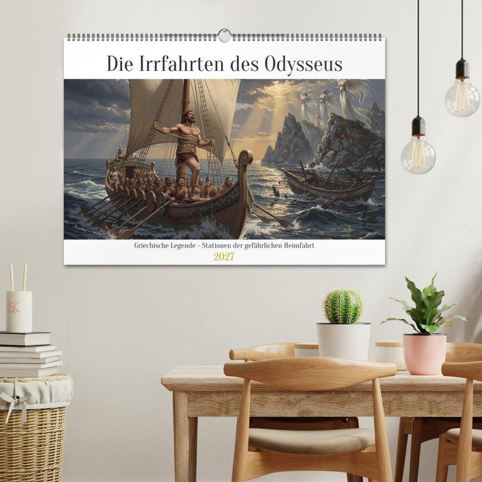 Die Irrfahrten des Odysseus (CALVENDO Wandkalender 2027)