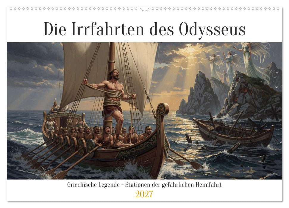 Die Irrfahrten des Odysseus (CALVENDO Wandkalender 2027)