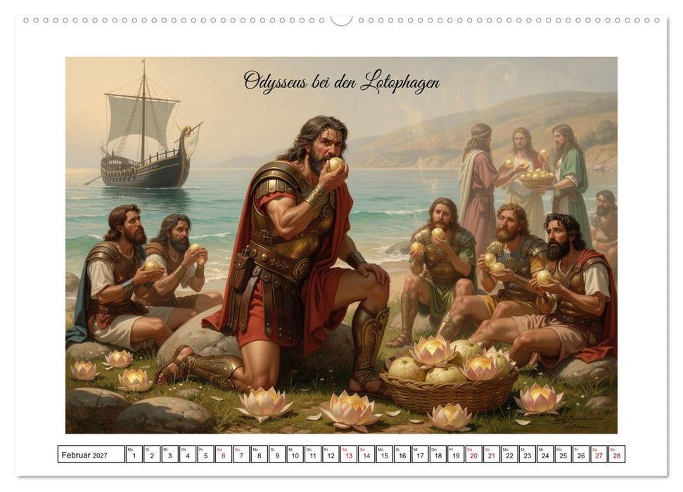 Die Irrfahrten des Odysseus (CALVENDO Wandkalender 2027)