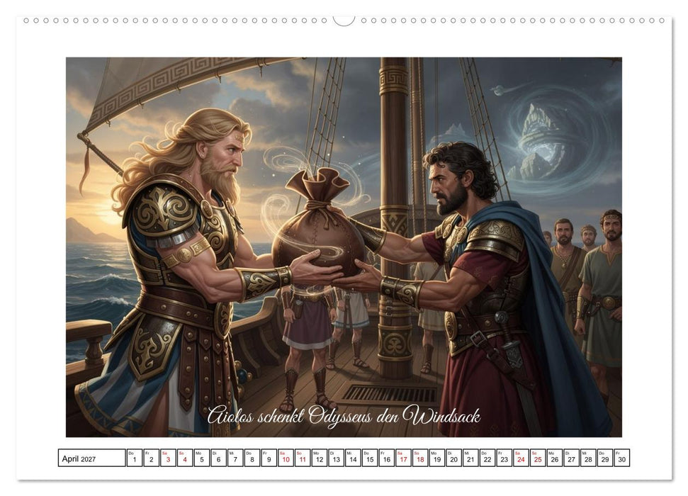Die Irrfahrten des Odysseus (CALVENDO Wandkalender 2027)