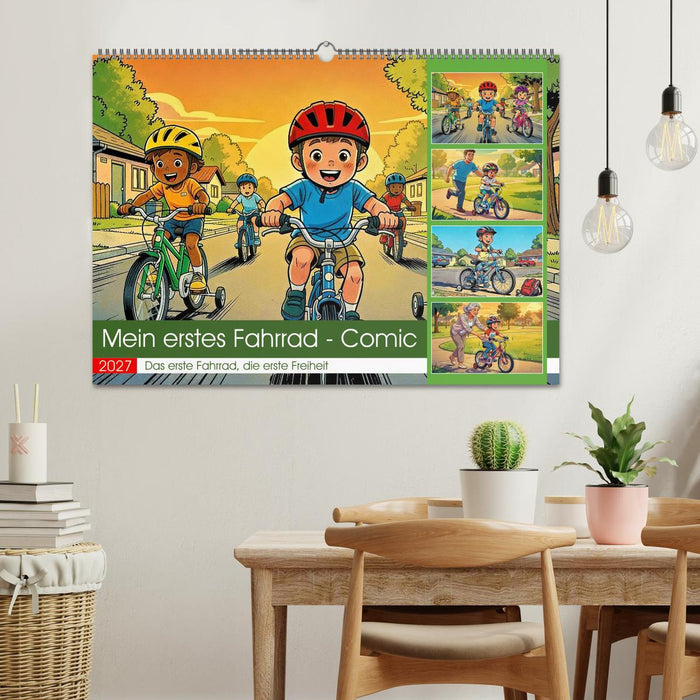 Mein erstes Fahrrad - Comic (CALVENDO Wandkalender 2027)