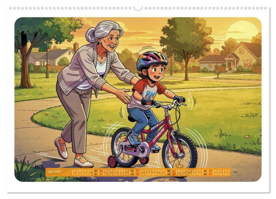 Mein erstes Fahrrad - Comic (CALVENDO Wandkalender 2027)