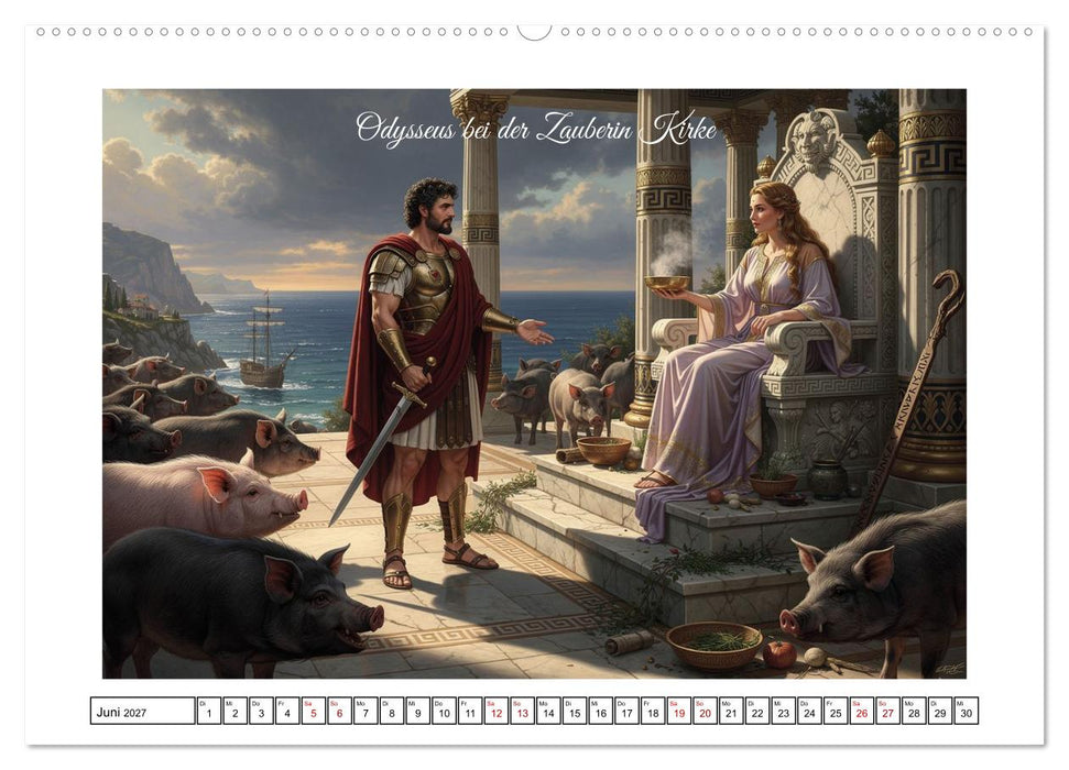 Die Irrfahrten des Odysseus (CALVENDO Premium Wandkalender 2027)