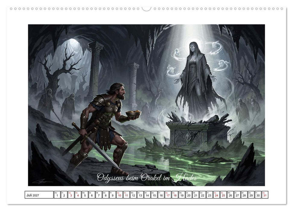 Die Irrfahrten des Odysseus (CALVENDO Premium Wandkalender 2027)